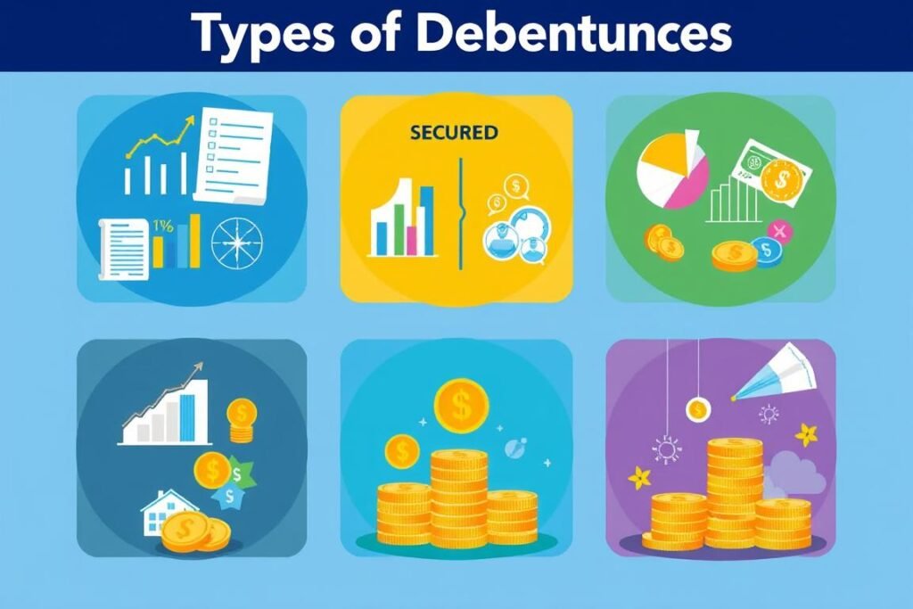 tipos de debêntures